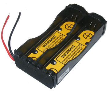 Battery holder: Li-Ion 18650 Battery Holder (1S2P) with PCB (1S2P-18650) (#5597)