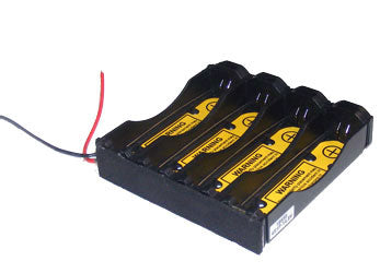 Battery holder: Li-Ion 18650 Battery Holder (2S2P) with PCB  (2S2P-18650) (#5601)