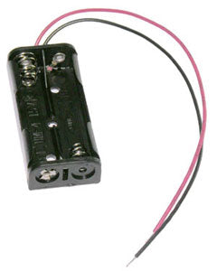Battery holder : 2 x AAA Battery Holder With 6" 26AWG  Wire Leads - RoHS Compliant (BC2AAA) (#2109)