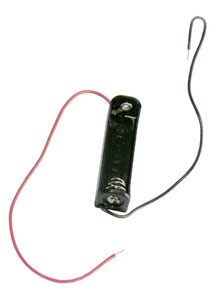 Battery holder : 1 x AAA Battery Holder With 6" 26AWG Wire Leads - RoHS Compliant (BCAAA) (#2108)