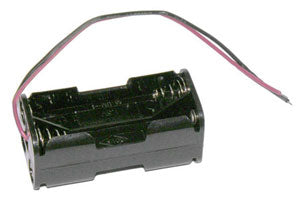 Battery holder : 4 x AAA Battery Holder With 6" 26AWG Wire Leads (BE4AAA) - RoHS Compliant (BE4AAA) (#2113)
