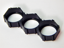 Battery Holder: 18650 4-cell or 5-cell offset shape holder - Unlimited Expandable (#2967)-3
