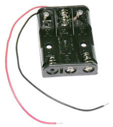 Battery holder : 3 x AAA Battery Holder With 6" 26AWG Wire Leads - RoHS Compliant (BC3AAA) (#2111)