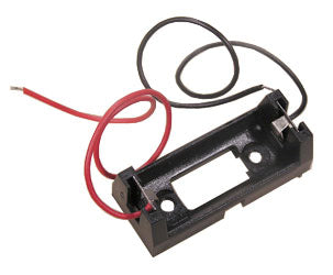 Battery  Holder: CR123A Battery Holder with Easy In-Out battery insertion & removal - RoHS Compliant (BH-CR123A) (#2320)